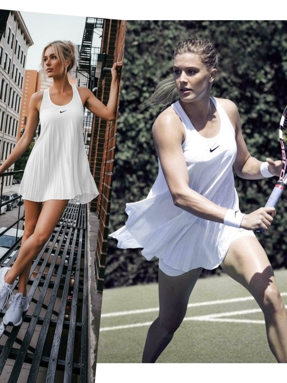 Nwt Nike White Pleated Tennis Dress M Medium Rare!! Cute!!